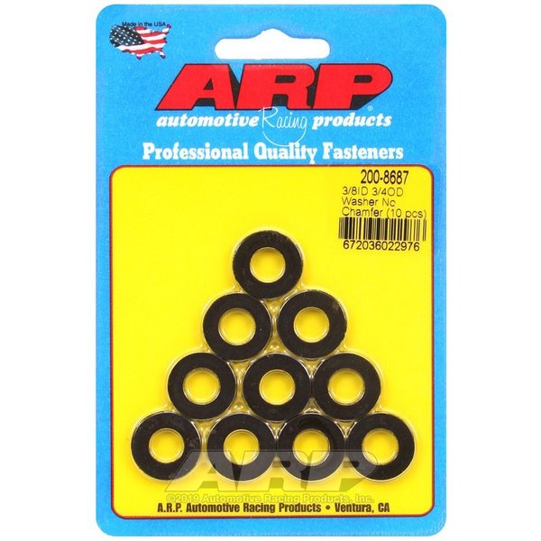 Arp 3/8 ID 3/4 OD BLACK WASHERS 200-8687